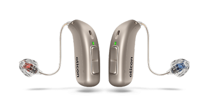 Oticon real hearing aids display
